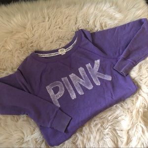 VS PINK purple sweatshirt